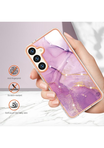 Samsung Galaxy S25+ Için Mermer Desenli Telefon Kılıfı, Pc + Tpu Koruma Pembe (Yurt Dışından) fırsatları
