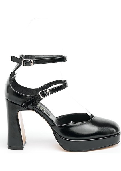 Bilekten Çift Bantlı Kadın Abiye Ayakkabı