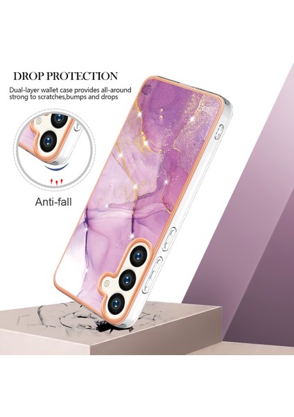 Samsung Galaxy S25 Için Mermer Desenli Telefon Kılıfı, Pc + Tpu Koruma Pembe (Yurt Dışından) modelleri