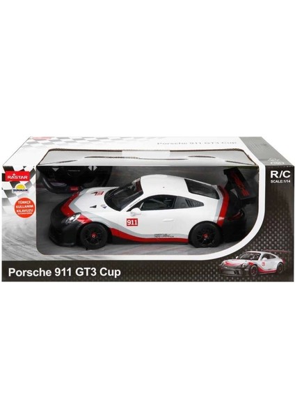 31343 1:14 Porsche 911 Gt3 Cup Uzaktan Kumandalı Işıklı Araba
