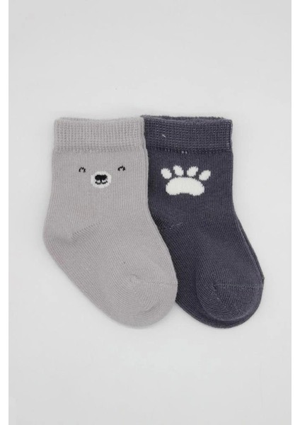 Nessiworld Bistyle Bear Penye Soket Çorap 2'li BS10116 Gri fiyatları