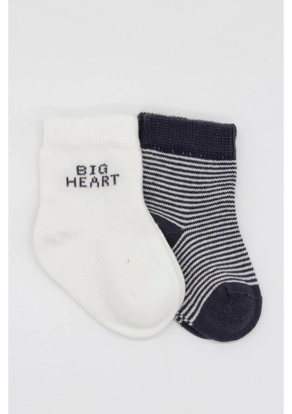 Nessiworld Bistyle Big Heart Penye Soket Çorap 2'li BS10117 Antrasit fiyatları