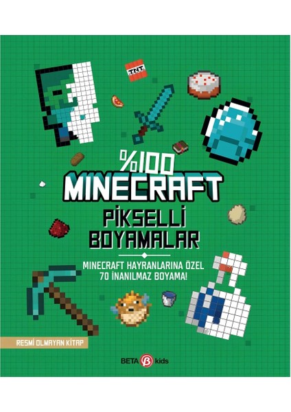 %100 Minecraft Pikselli Boyamalar fiyatları