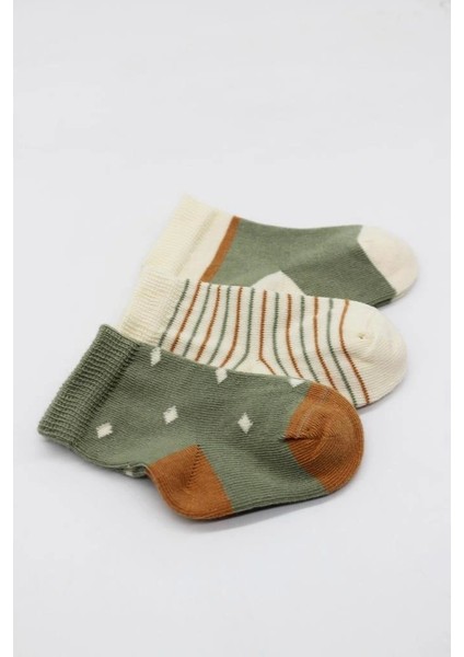Nessiworld Bistyle 3'lü Penye Kız Soket Çorap BS10112 Nil fırsatları