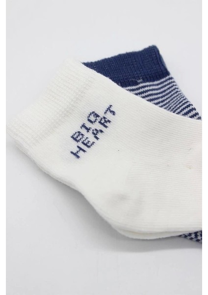 Nessiworld Bistyle Big Heart Penye Soket Çorap 2'li BS10117 Lacivert fiyatları