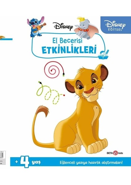 Nessiworld Disney Eğitsel Simba El Becerisi Etkinlikleri Yazıya Hazırlık