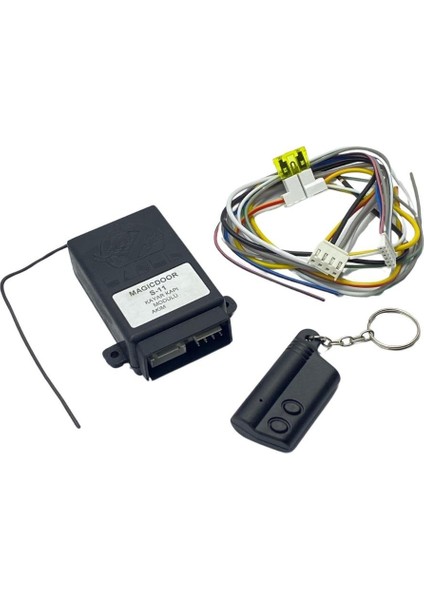 MAGICDOOR 12V KAYAR KAPI MODÜLÜ (ZAMAN AYARLI-SIKIŞMA EMNİYETLİ) (KUMANDALI)