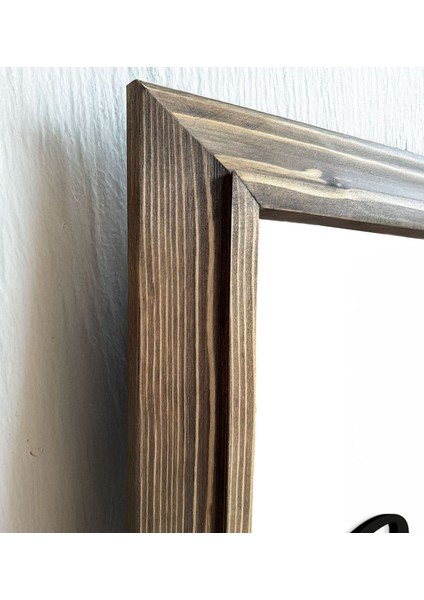 Kişiye Özel 3D Mdf Kabartmalı Rustik Ahşap Çerçeveli Tablo-3 39 x 30 cm , Sevgiliye Hediye, Arkadaşa Hediye