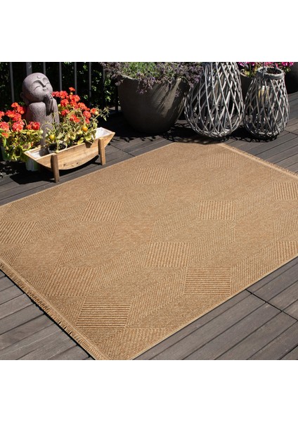 7/24 Kilim Jüt Alaçatı 80x150 cm Salon Mutfak Halısı Yolluk Kilim