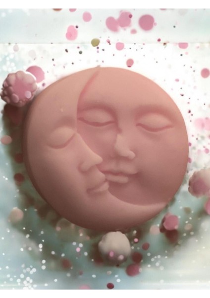 Moon Soy Wax Candle - Aydede Soya Mumu Dekoratif Doğal Vegan Hediyelik