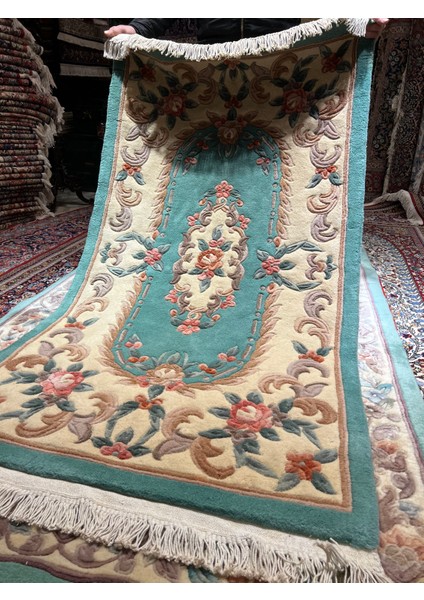 El Dokuma Kabartmalı Çin Halısıdır Ebat 160 x 90 fiyatları