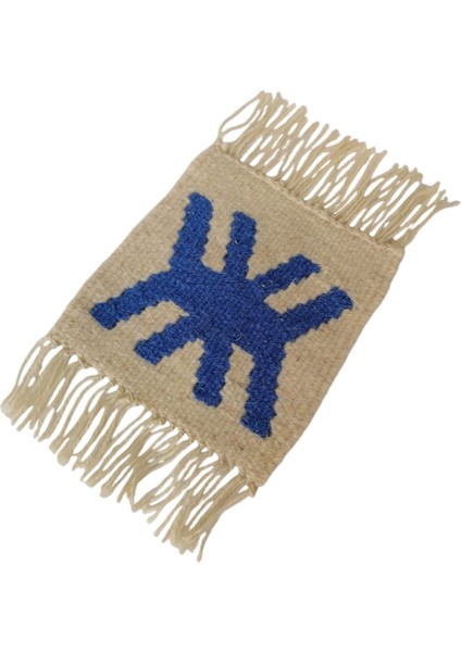 El Yapımı Özel Tasarım Minik Kilim-Bardak Altlığı