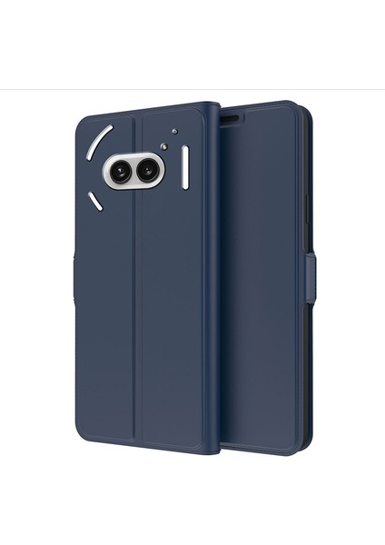 Nothing Phone (2A) Plus / Phone (2A) Katlanır Stand Pu Deri Darbe Emici Telefon Kılıfı (Yurt Dışından)