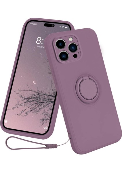 iPhone 16 Pro Askılı Halka Çubuğu Telefon Kılıfı (Yurt Dışından)