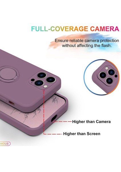 iPhone 16 Pro Askılı Halka Çubuğu Telefon Kılıfı (Yurt Dışından)
