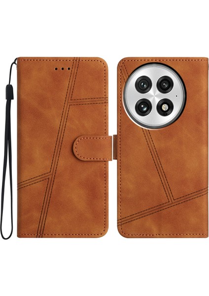 Oneplus 13 Flip Deri Retro Telefon Kapağı (Yurt Dışından)