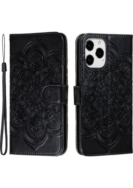 iPhone 16 Pro Max Pu Deri Cüzdan Telefon Kılıfı (Yurt Dışından)