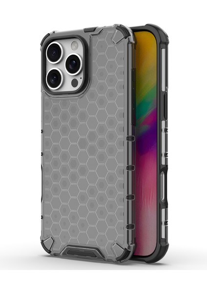 iPhone 16 Pro Petek Şekli Pc+Tpu Telefon Kapağı (Yurt Dışından)