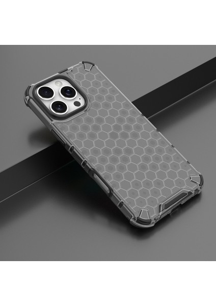 iPhone 16 Pro Petek Şekli Pc+Tpu Telefon Kapağı (Yurt Dışından)
