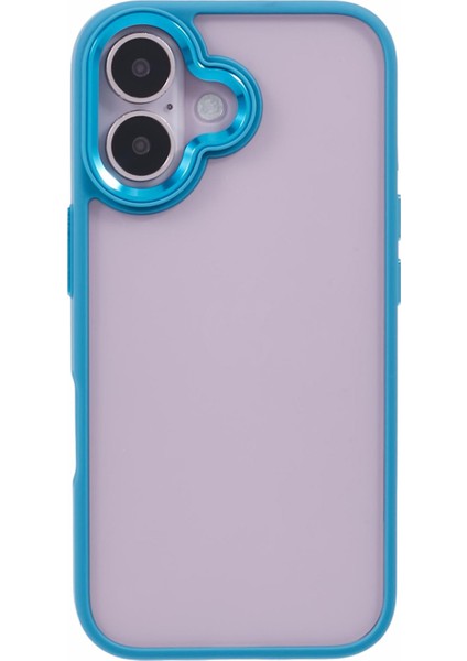 iPhone 16 Düşmeye Dayanıklı Şeffaf Arka Pc+Tpu Kapak (Yurt Dışından)