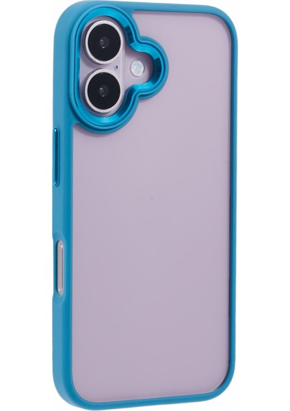 iPhone 16 Düşmeye Dayanıklı Şeffaf Arka Pc+Tpu Kapak (Yurt Dışından)