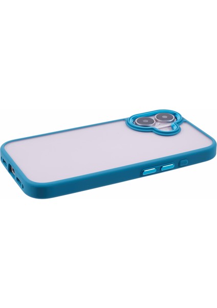 iPhone 16 Düşmeye Dayanıklı Şeffaf Arka Pc+Tpu Kapak (Yurt Dışından)