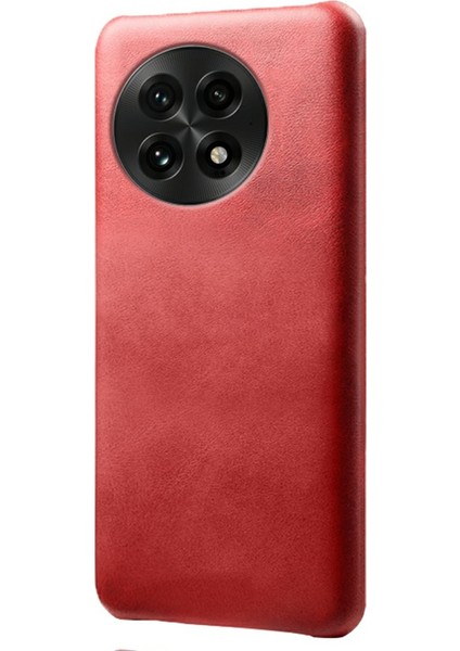 Oneplus 13 Buzağı Dokusu Pu Deri Sert Pc Koruyucu Telefon Kapağı (Yurt Dışından)