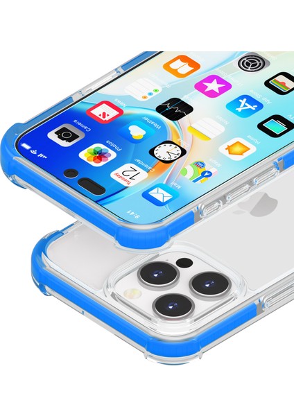 iPhone 16 Pro Tpu+Tpe+Pc Telefon Kılıfı (Yurt Dışından)