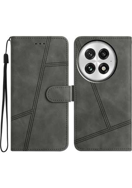 Oneplus 13 Flip Deri Retro Telefon Kapağı (Yurt Dışından)