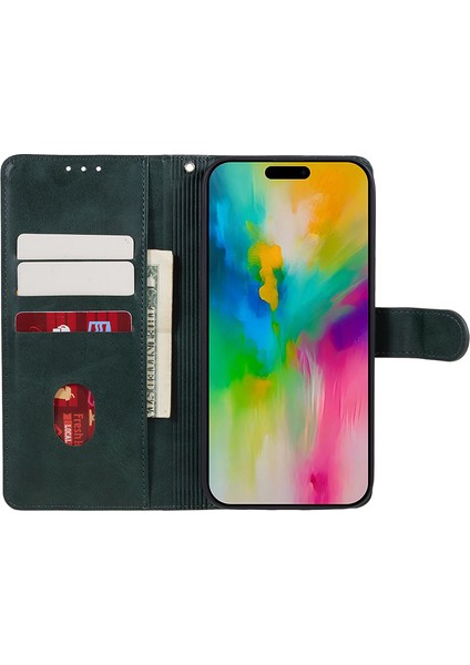 iPhone 16 Pro Max Dana Dokulu Deri Telefon Kılıfı (Yurt Dışından)