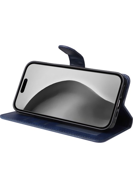 iPhone 16 Pro Max Kart Yuvası Deri Cüzdan Telefon Kılıfı (Yurt Dışından)