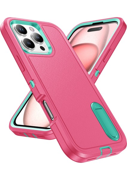 iPhone 16 Pro Pc+Silikon+Eva Destekli Koruyucu Telefon Kılıfı (Yurt Dışından) fiyatları