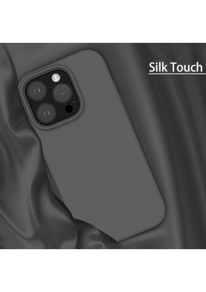 iPhone 16 Pro Max Manyetik Pc+Sıvı Silikon Çizilmez Telefon Kapağı (Yurt Dışından)