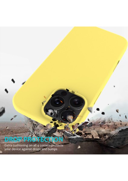 iPhone 16 Pro Darbeye Dayanıklı Sıvı Silikon Yumuşak Astarlı Telefon Kapağı (Yurt Dışından) modelleri