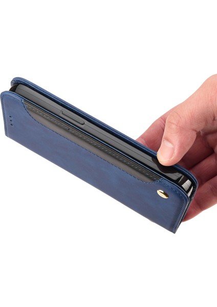 iPhone 16 Pu Deri Darbeye Dayanıklı Koruma Cüzdan Telefon Kapağı (Yurt Dışından)