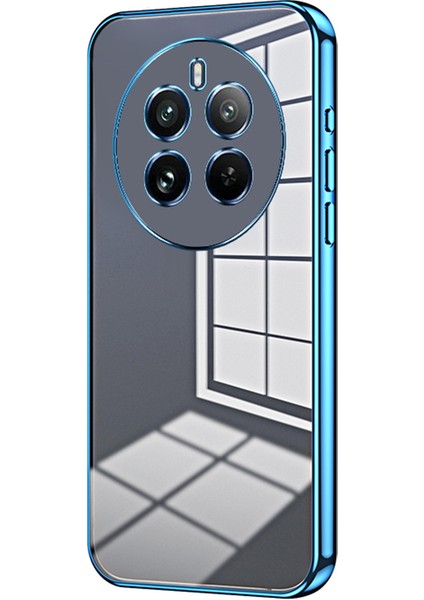 Realme 12 Pro/12 Pro Plus 5g Tpu Anti-Düşme Kapak Galvanik Cep Telefonu Kılıfı (Yurt Dışından)