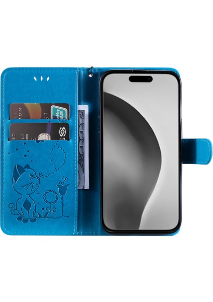 iPhone 16 Pro Max Deri Pu Deri Telefon Kılıfı (Yurt Dışından)