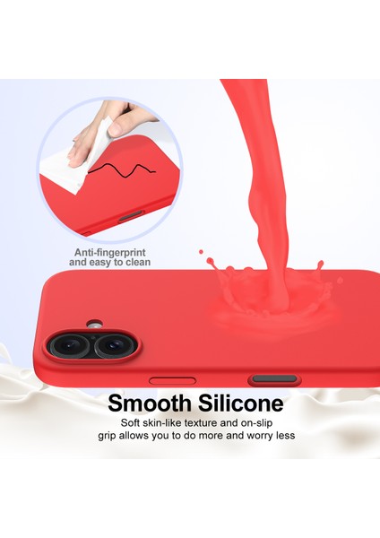 iPhone 16 Magsafe Anti-Drop Sıvı Silikon Telefon Kılıfı ile Uyumlu (Yurt Dışından) indirimleri