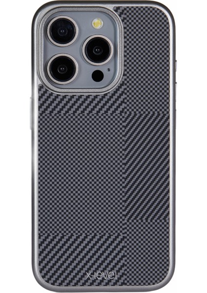 iPhone 16 Pro Max Karbon Nano-Fiber Doku Manyetik Sert Pc Telefon Kapağı (Yurt Dışından)