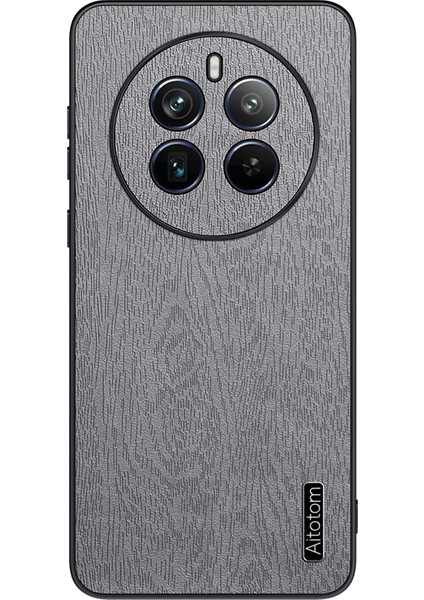 Realme 12 Pro/12 Pro Plus 5g Kılıf Ahşap Doku Deri+Pc+Tpu Düşmeyi Önleyici Telefon Kapağı (Yurt Dışından)