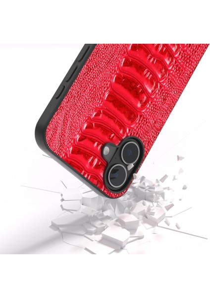 iPhone 16 Plus Timsah Dokulu Hakiki Inek Derisi Arka Telefon Kapağı (Yurt Dışından) fiyatları