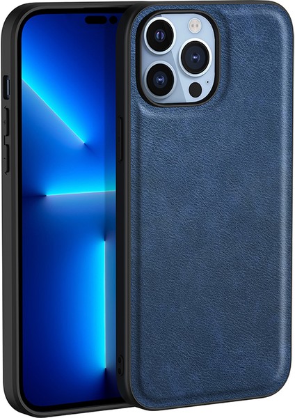 iPhone 16 Pro Max Retro Pu Deri Kaplamalı Pc+Tpu Telefon Kapağı (Yurt Dışından)
