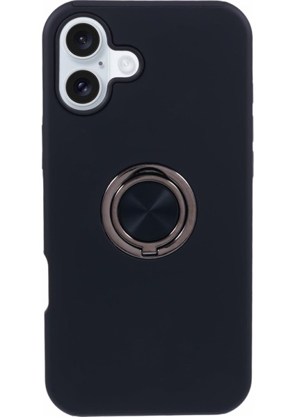 iPhone 16 Döner Destekli Düşmeyi Önleyici Pc+Tpu Koruyucu Kapak (Yurt Dışından)