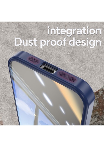 iPhone 16 Pro Max Düşmeye Dayanıklı Tpu + Akrilik Koruyucu Telefon Kapağı (Yurt Dışından)