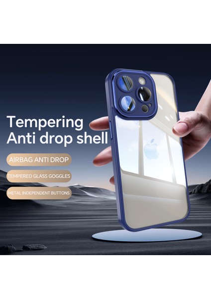 iPhone 16 Pro Max Düşmeye Dayanıklı Tpu + Akrilik Koruyucu Telefon Kapağı (Yurt Dışından)