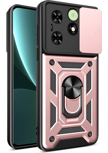 Tecno Spark Go 2024 4g / Spark 20 Slayt Lens Koruması Pc+Tpu Telefon Kapağı (Yurt Dışından)