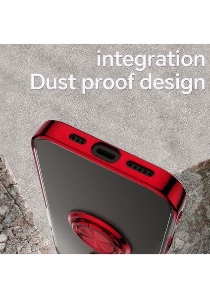 iPhone 16 Pro Elektro Kaplama Kickstand Tpu Telefon Kapağı (Yurt Dışından)