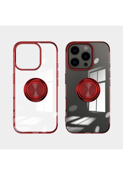 iPhone 16 Pro Elektro Kaplama Kickstand Tpu Telefon Kapağı (Yurt Dışından)