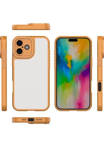 iPhone 16 Mat Parmak Izi Önleyici Pc+Tpu Telefon Arka Kapağı (Yurt Dışından) fırsatları