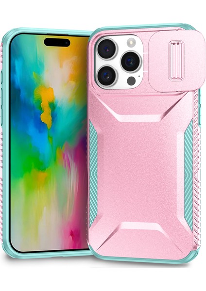 iPhone 16 Pro Tpu+Pc Kaymaz, Düşmeye Dayanıklı Telefon Kapağı (Yurt Dışından)